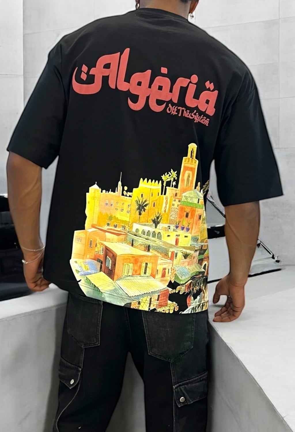T-shirt “Algéria – Off The System” – Vibe urbaine & héritage culturel