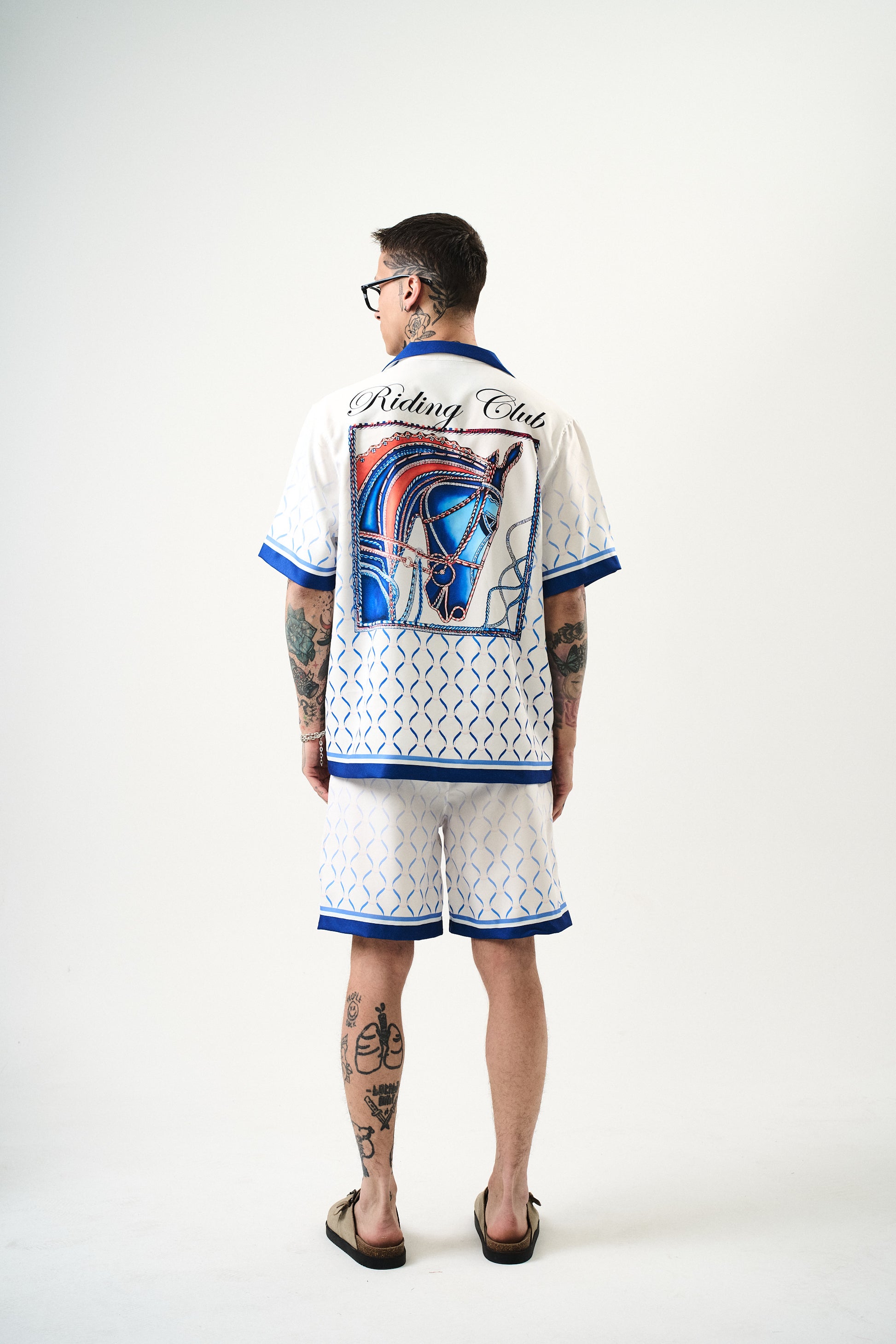 Ensemble "Riding Club" – Élégance graphique & esprit équestre
