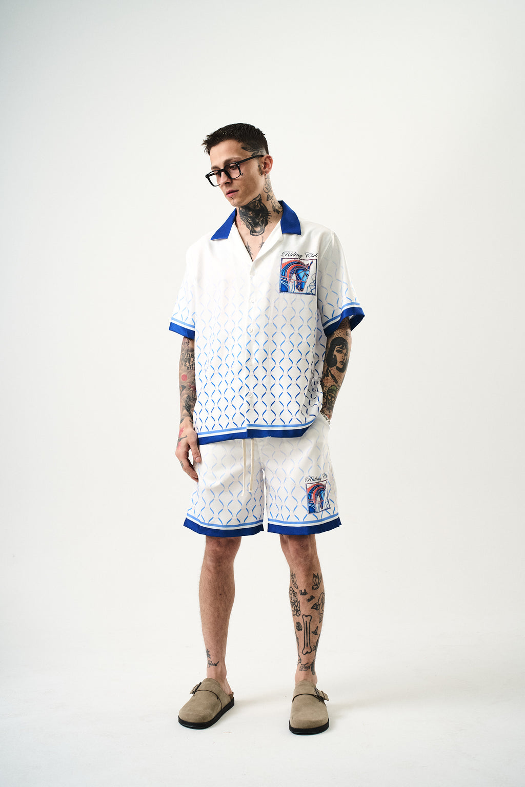 Ensemble "Riding Club" – Élégance graphique & esprit équestre