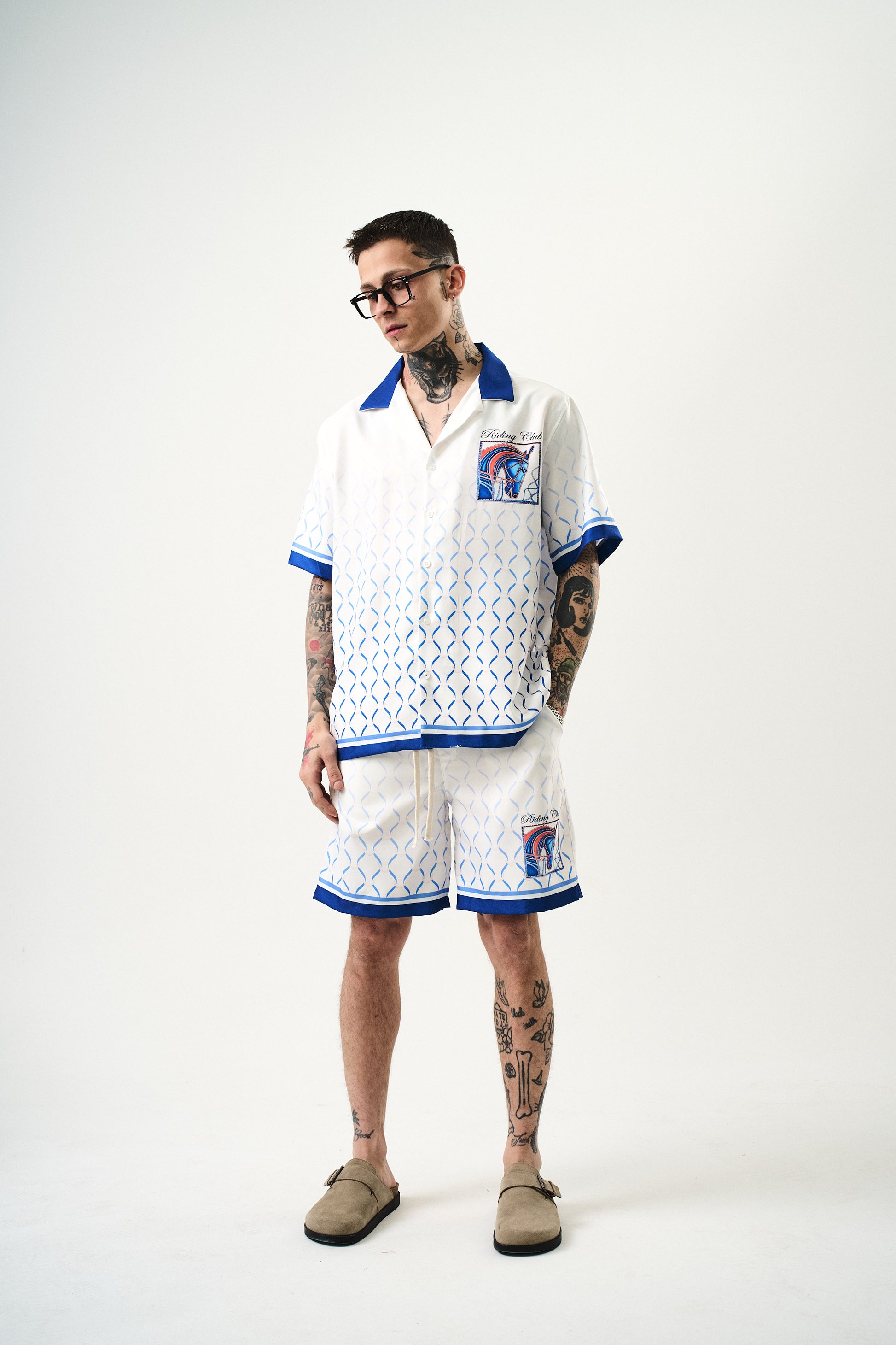 Ensemble "Riding Club" – Élégance graphique & esprit équestre